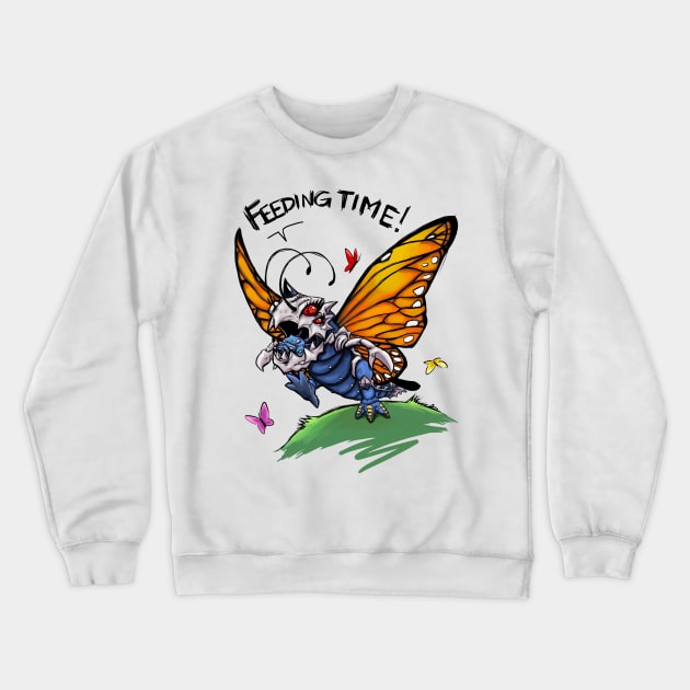 Monarch Kog'Maw - Feeding Time! Crewneck Sweatshirt by August